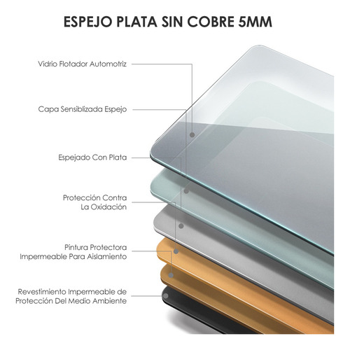 Espejo Con Luz Led Touch De Lujo Para Tocador O Baño 50x70cm