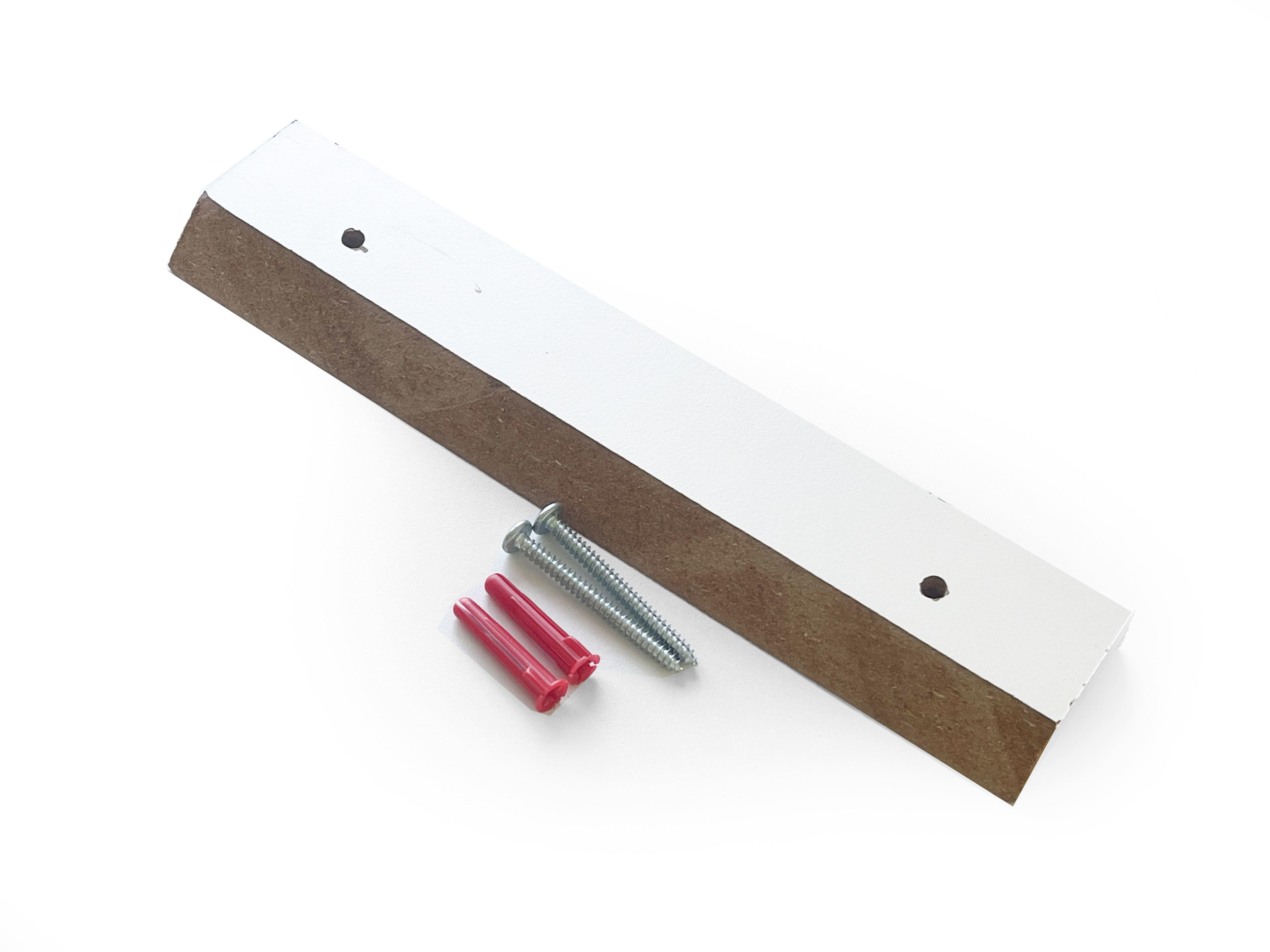 Mesa Mueble Flotante Incluye Luz Led Buro Moderno con Ensamblado y Estilo Color Blanco.