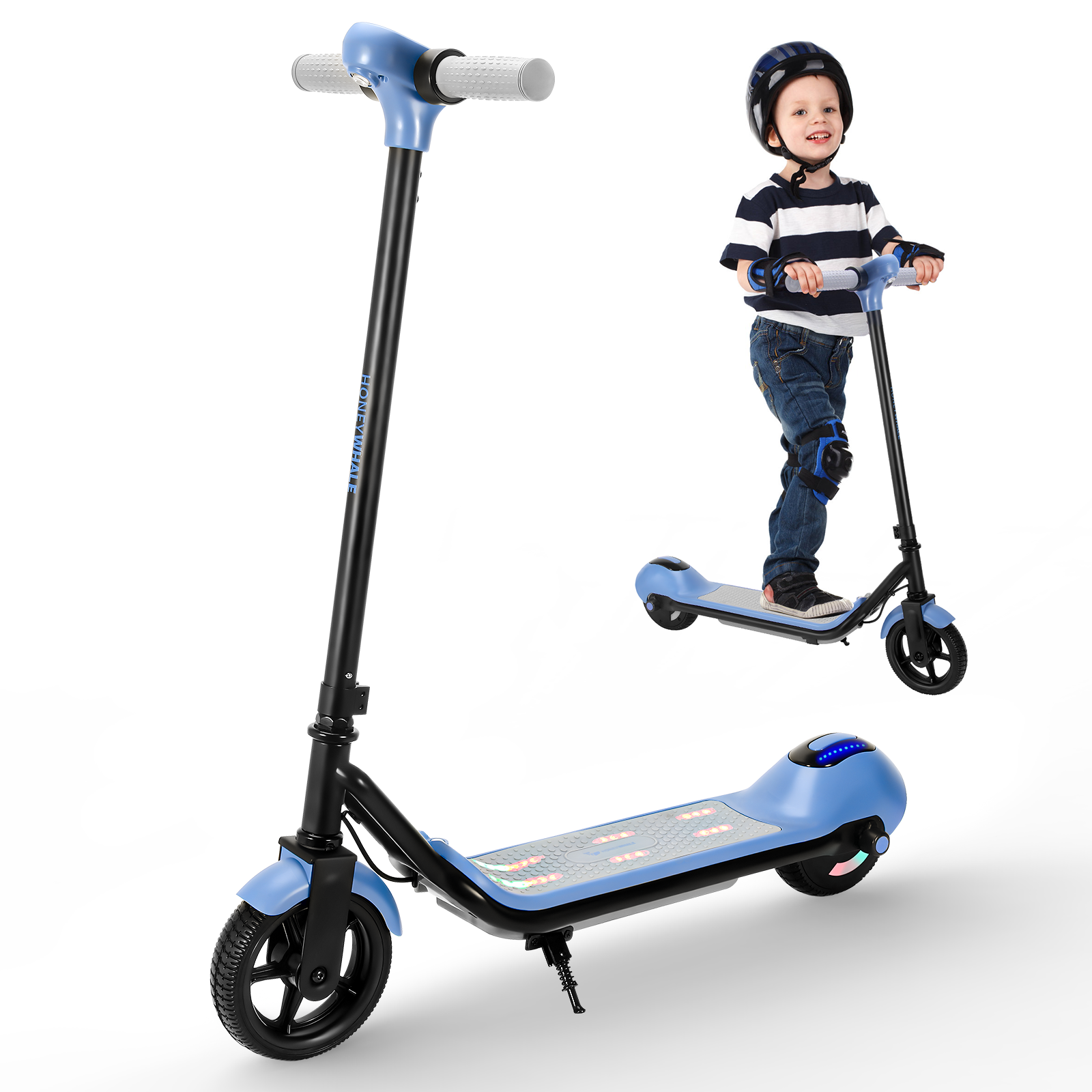 Scooter eléctrico infantil Honey Whale E2 Azul .
