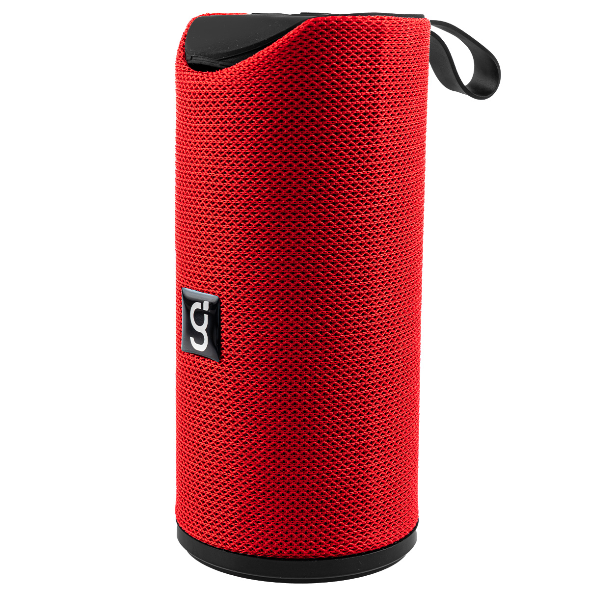 Bocina Cilindro 18-9141RD Portatil Bluetooth® Manos Libres Recargable Color Rojo