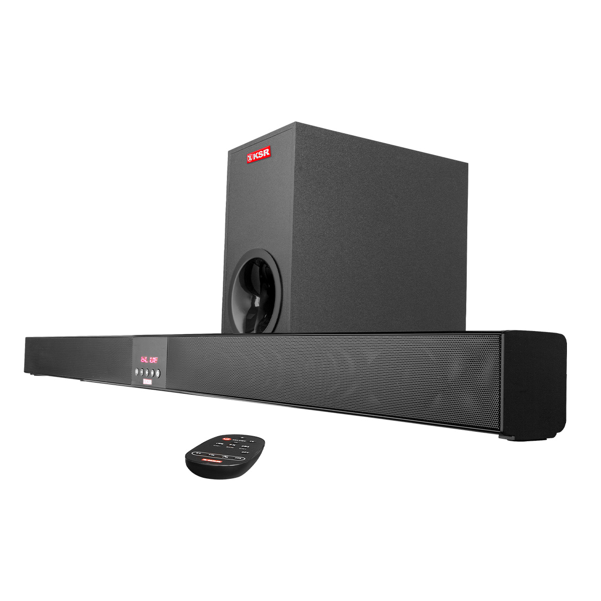 Barra Sonido Ksr 2.1 Subwoofer Bluetooth 40w Rms Kbs-3080.