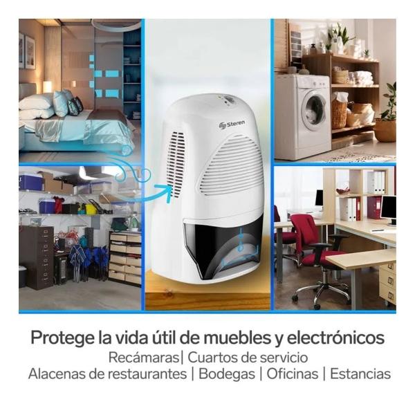 Deshumidificador eléctrico Steren AIR-250 blanco 100V/240V stere