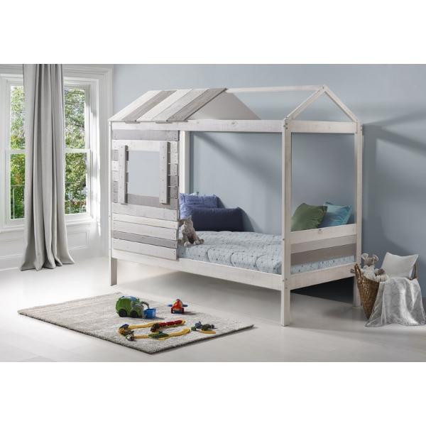 Mesa de Comedor con 4 Sillas Friedl Gris - Kessa.