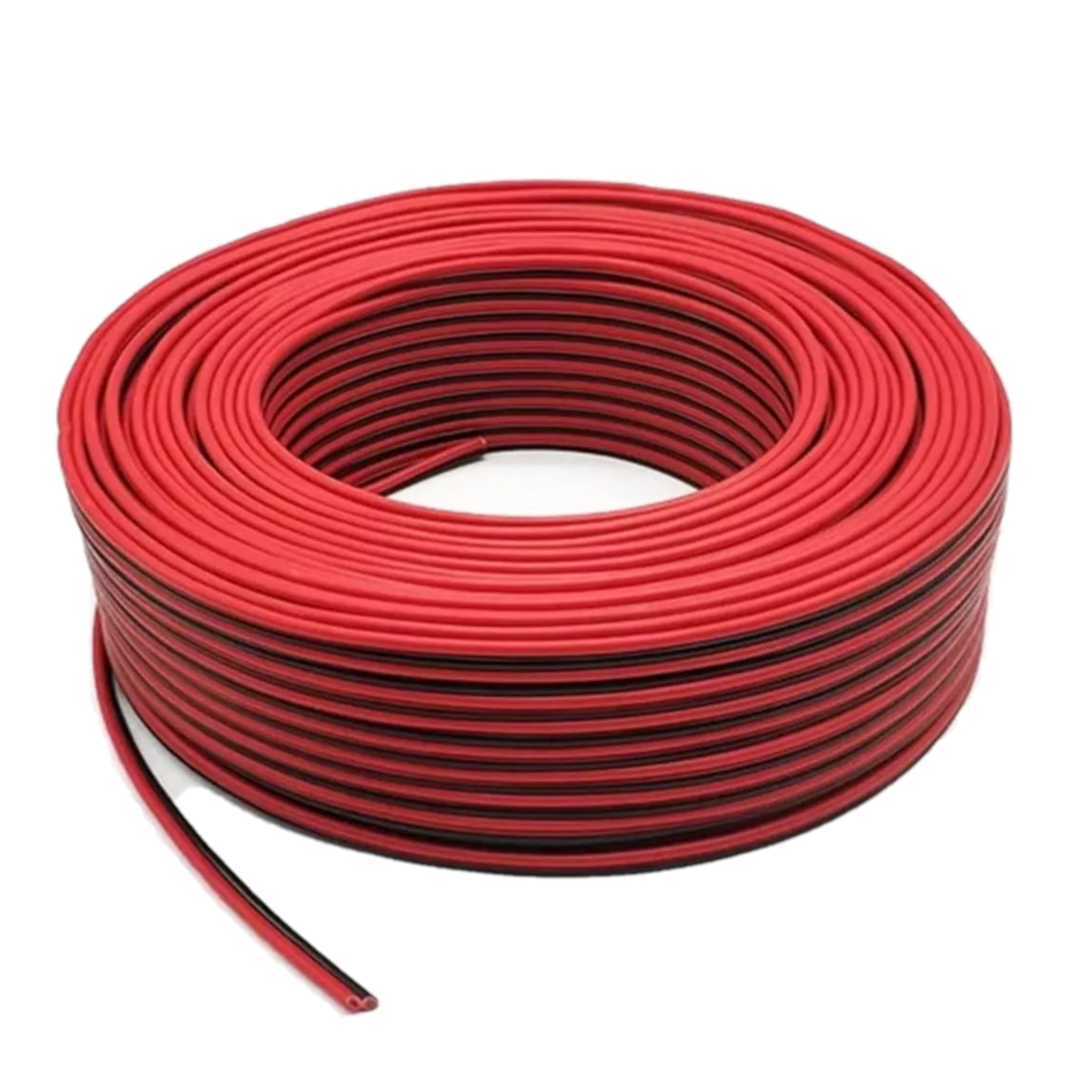 Cable Para Bocina Automotriz Bicolor Calibre 22 Rollo 100m