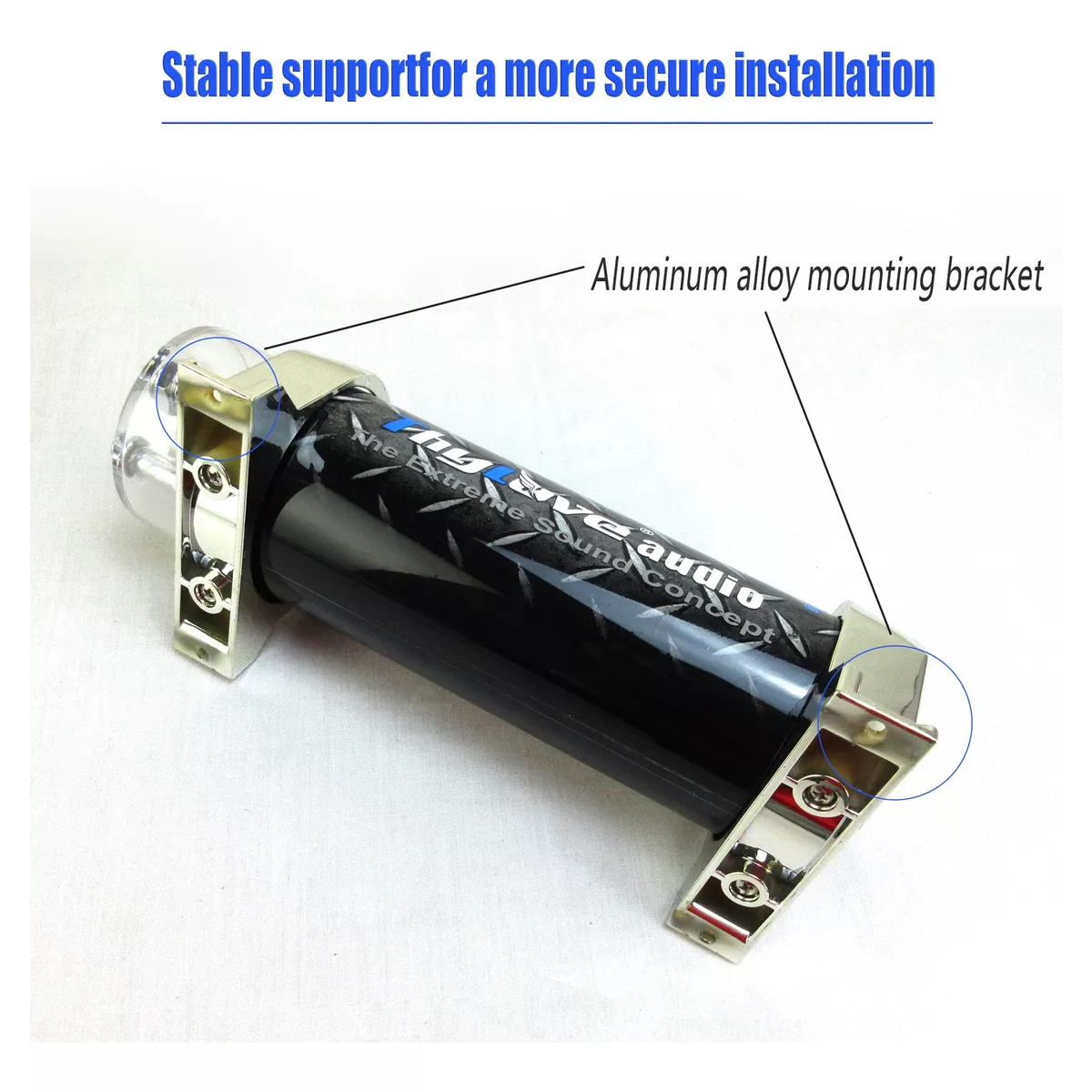 Capacitor Para Sonido Audio Rock Carros 4.0 Faradios Digital