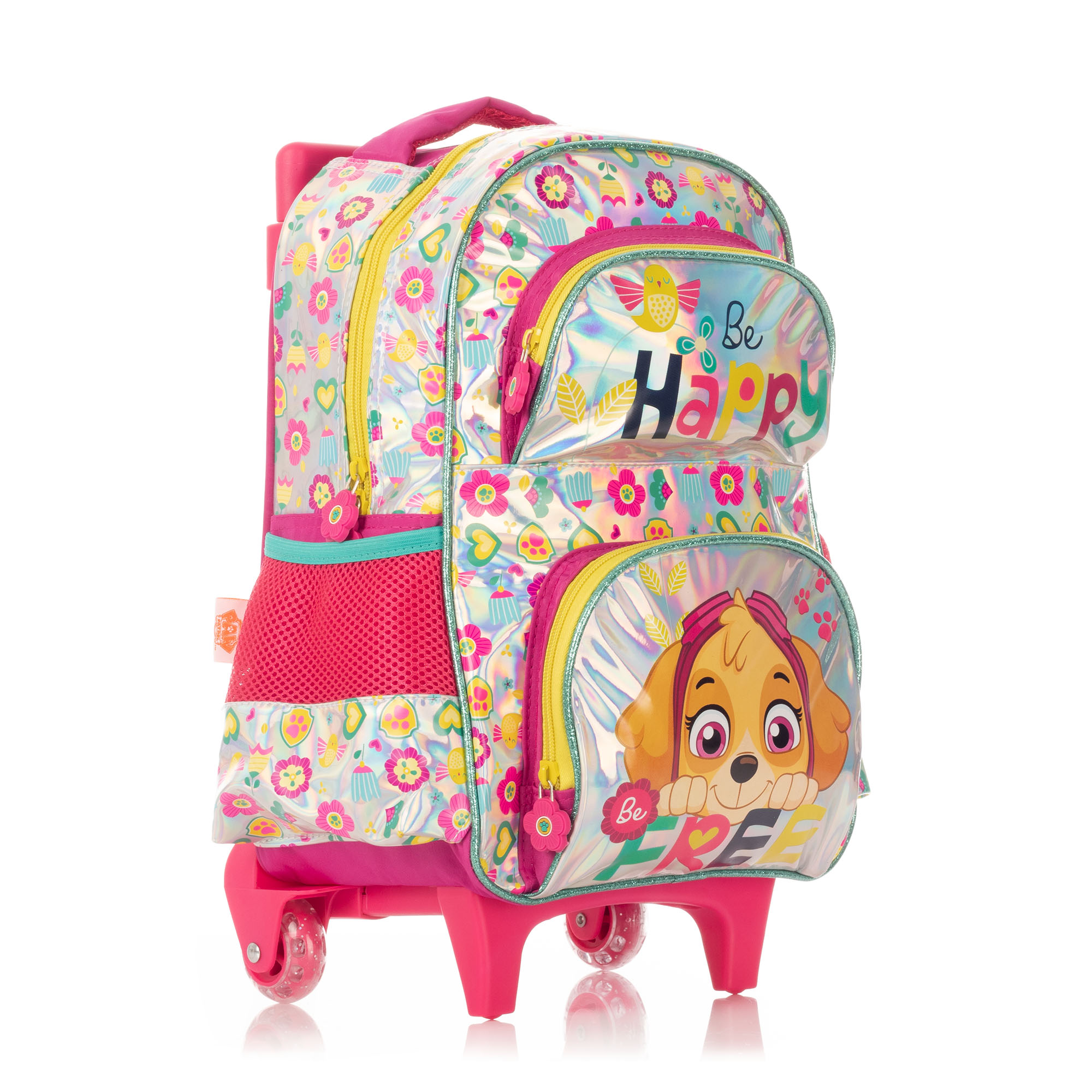Mochila con Ruedas Escolar Skye Be Happy Be Free