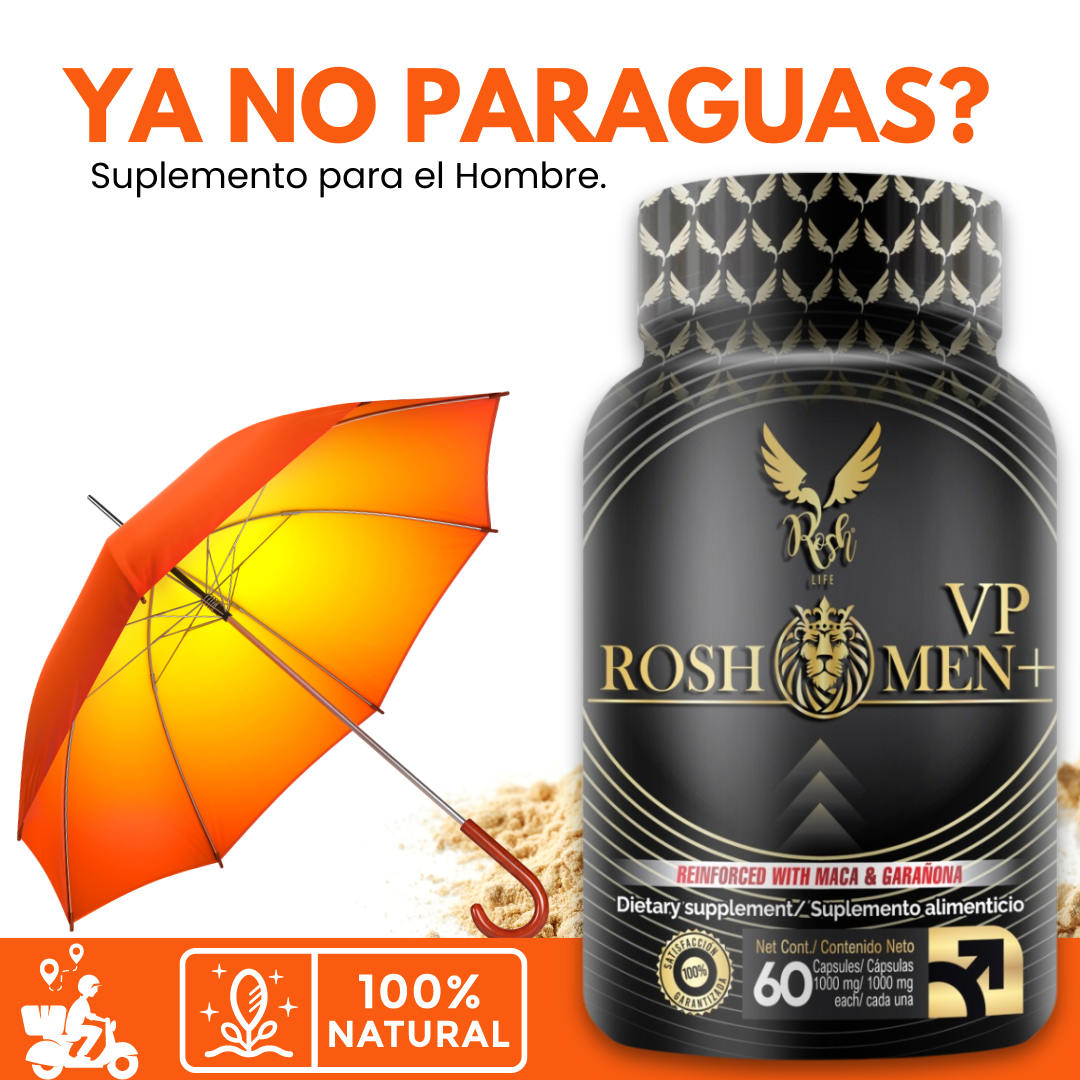 Próstata Sana ROSH MEN VP  maca vigorizante masculino 60 capsulas 