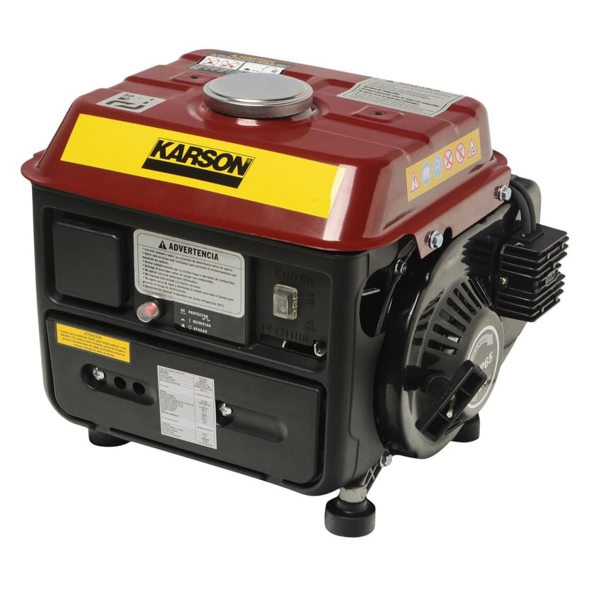 Generador portatil 720 W motor bencinero karson.