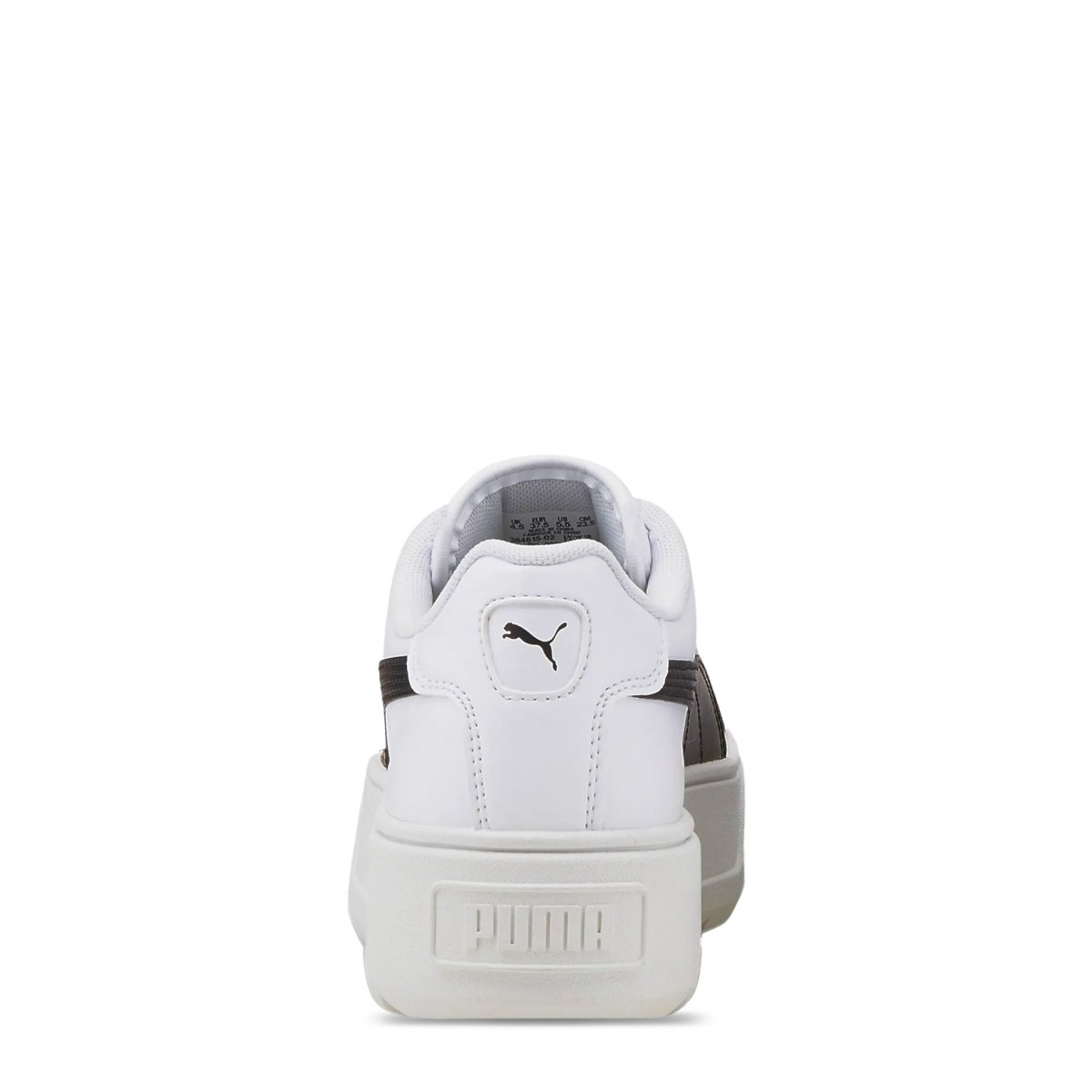 Tenis Puma Karmen L Plataforma Blanco Negro Para Dama