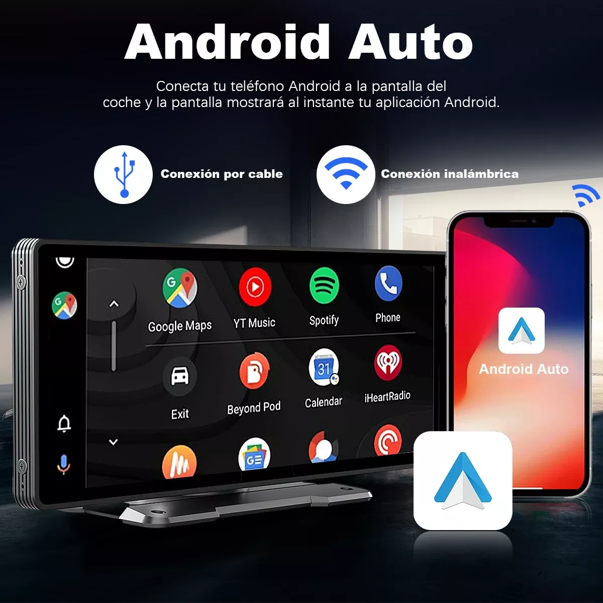 Estéreo Inalámbrico Para Coche 10 Para Apple Carplay +cámara