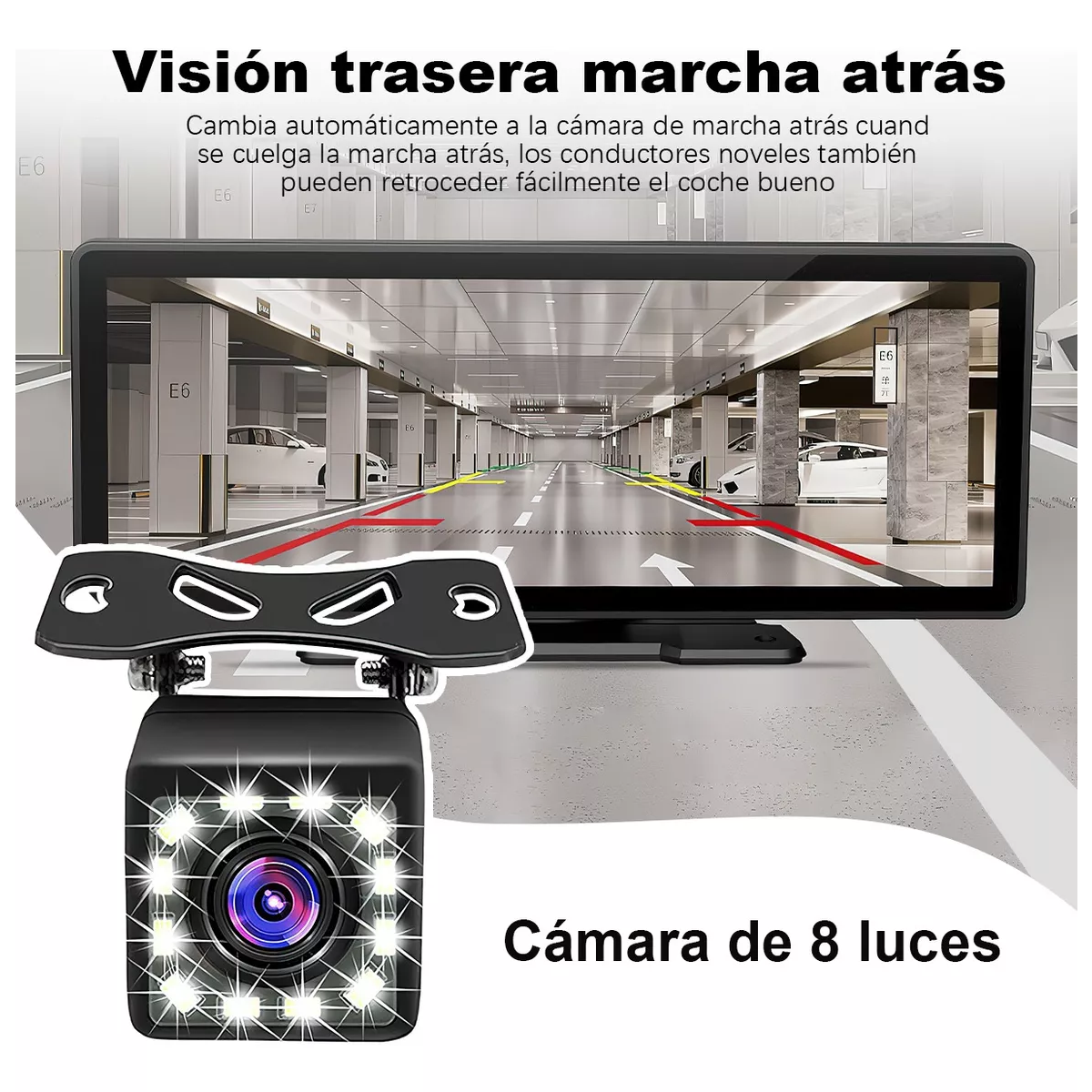 Estéreo Inalámbrico Para Coche 10 Para Apple Carplay +cámara