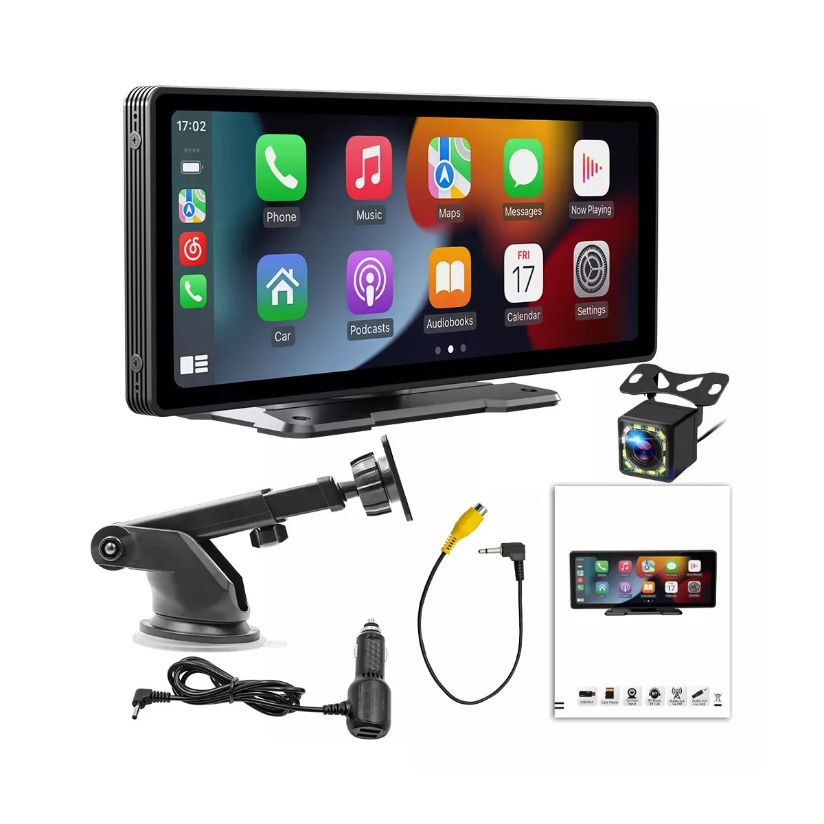 Estéreo Inalámbrico Para Coche 10 Para Apple Carplay +cámara