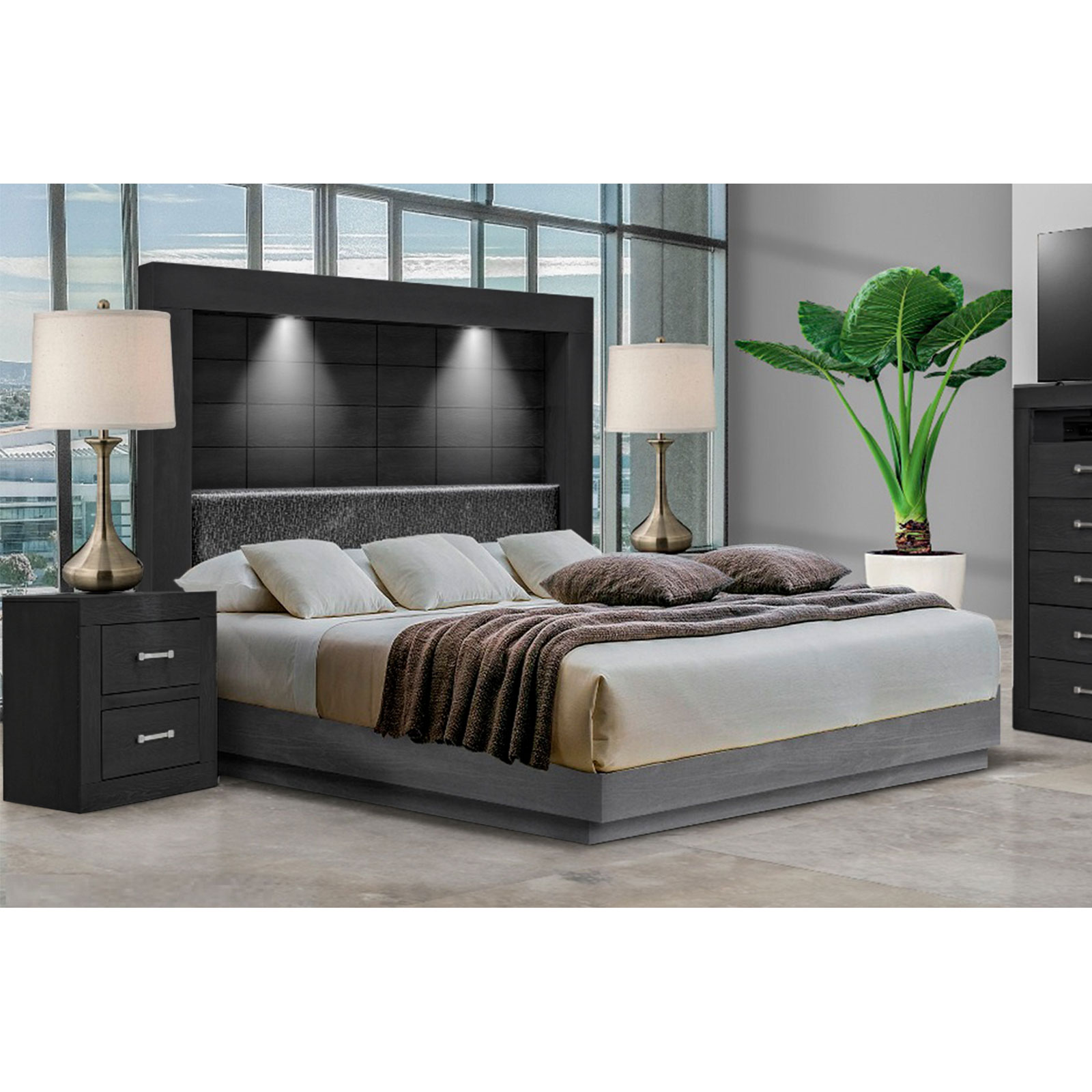 RECAMARA MISHA  3 PZAS K.S COLOR GRIS MOBELO ENTREGA UNICAMENTE EN CDMX, QUERÉTARO, PACHUCA, TOLUCA Y SUS ÁREAS METROPOLITANAS