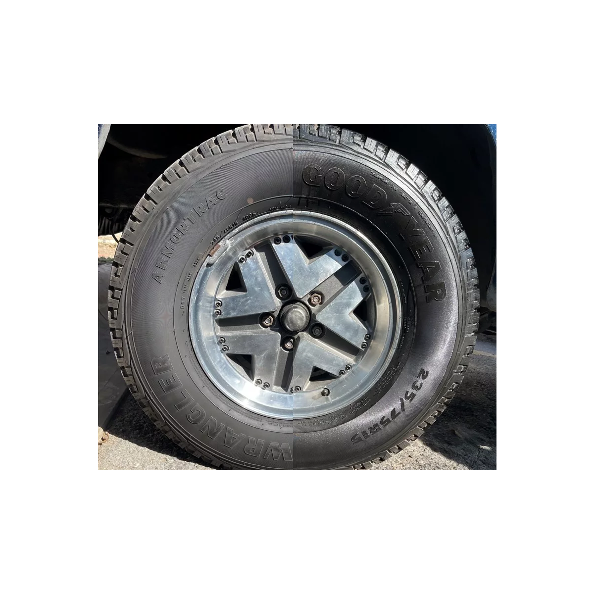 Abrillantador De Llantas Azul Extremo 4 Litros