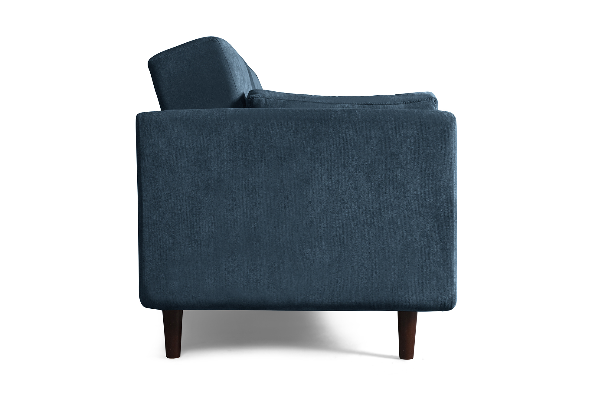 Sofá Cama Rocco Olivo Makora Beehive de velvet con portavasos.