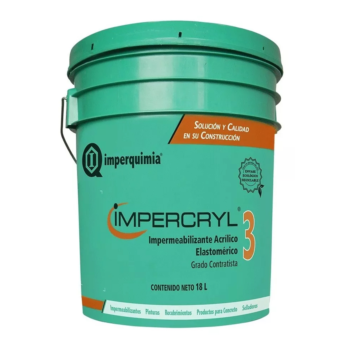 Impermeabilizante Acrílico 3 Años / Color Rojo / 18 Litros