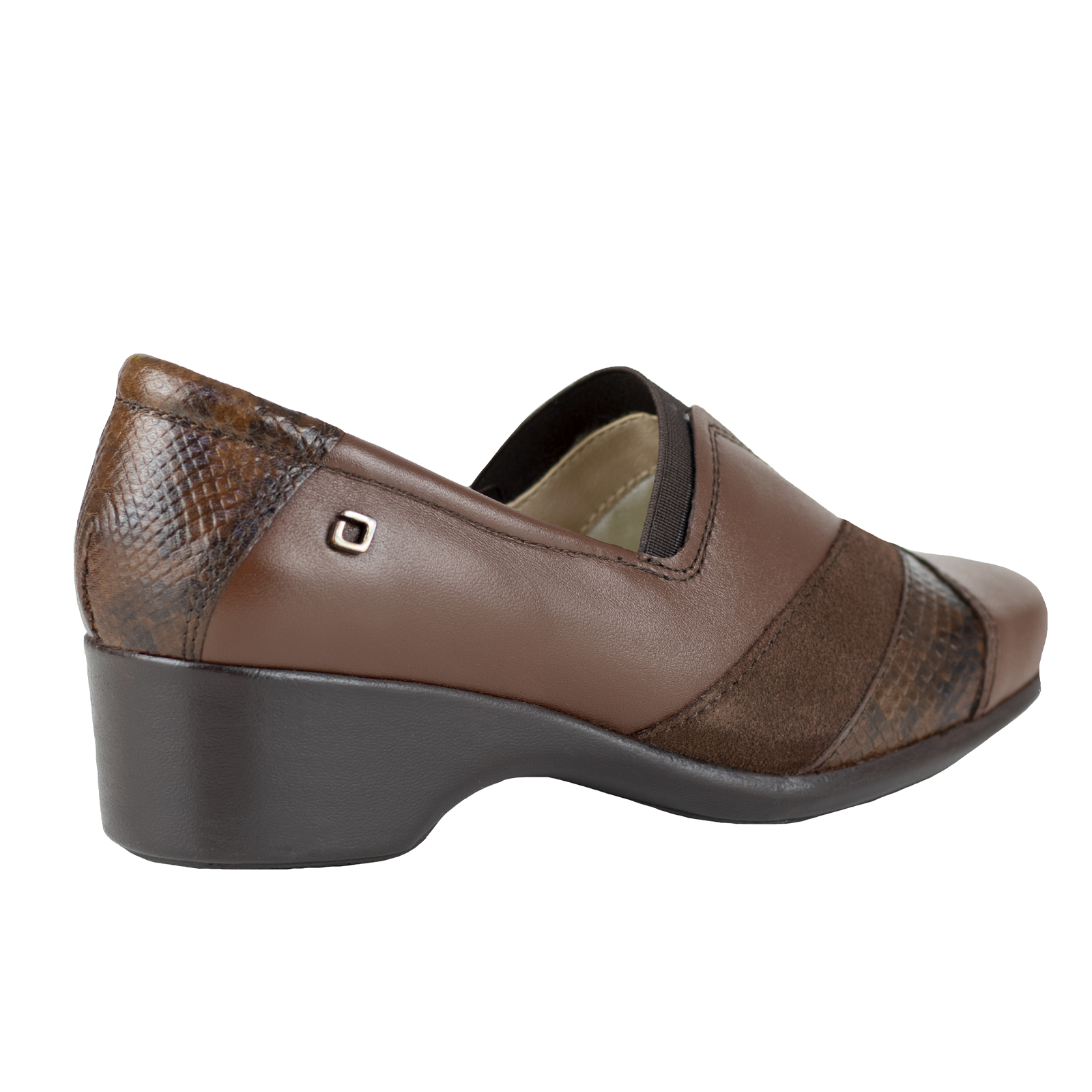 Zapato De Tacón Moda Dama Clasico Semivestir Onena 4206 Café