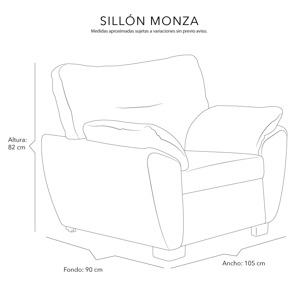 Sala Dicasa Monza Azul. Entregas solo CDMX y AM.