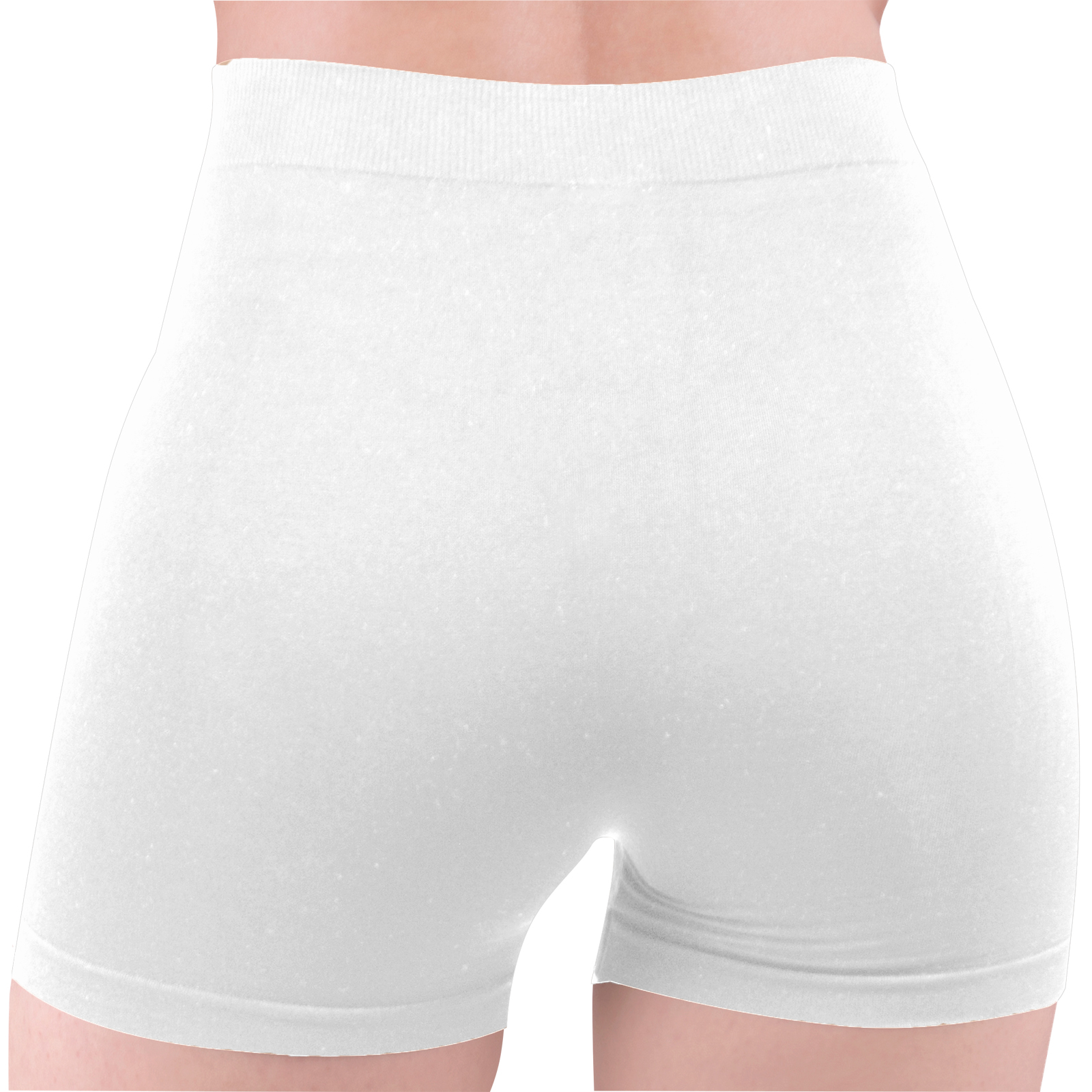 Short Deportivo Mujer, Unitalla, Duo Blanco - Blanco, Boxer, Pantalones Cortos, Ropa Interior.