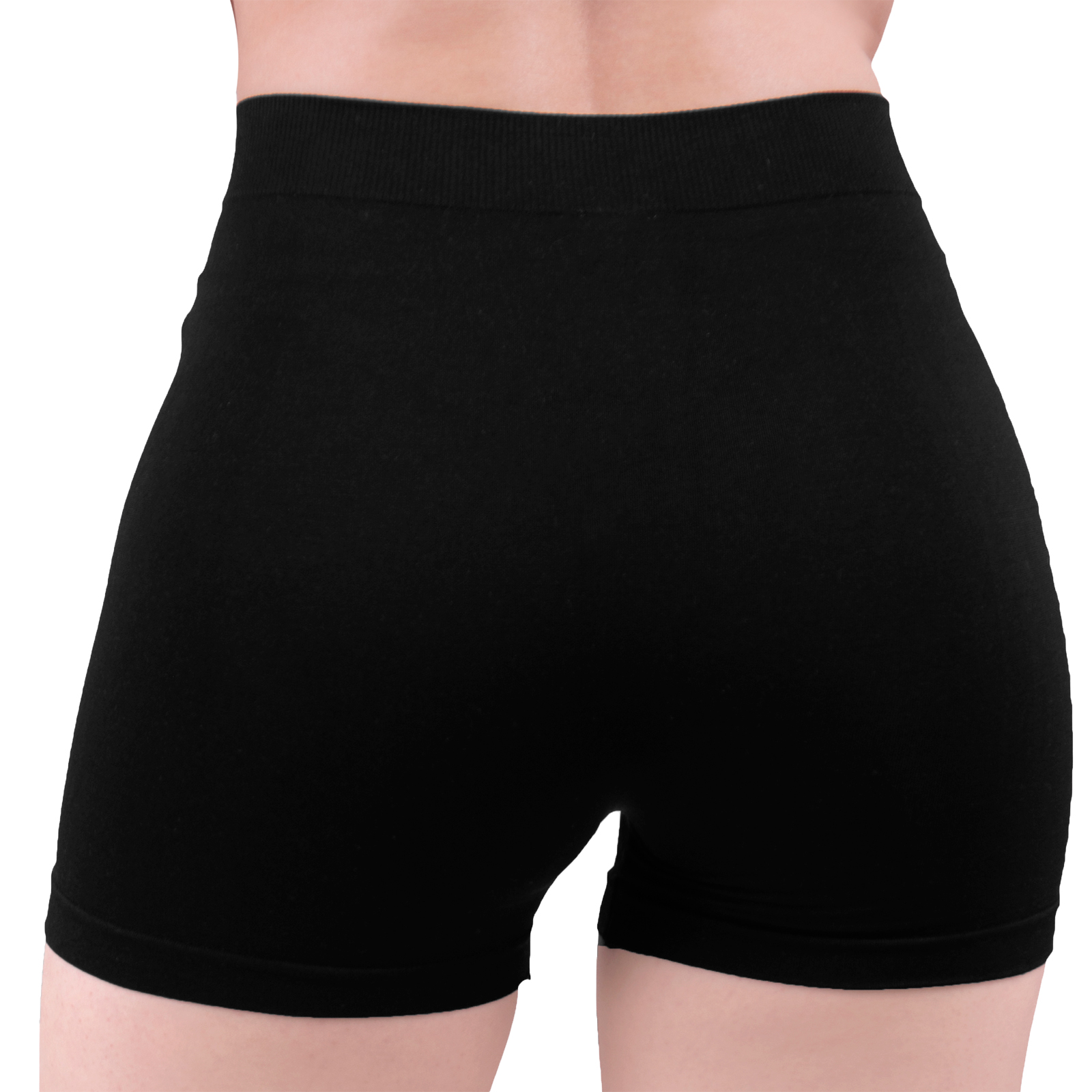 Short Deportivo Mujer, Unitalla, Duo Negro - Negro, Boxer, Pantalones Cortos, Ropa Interior.