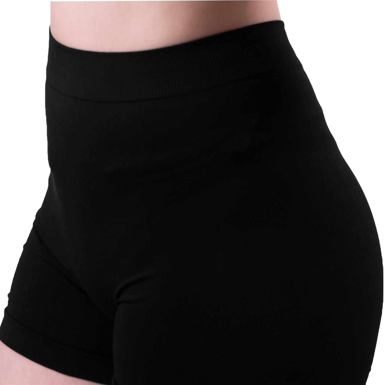 Short Deportivo Mujer, Unitalla, Duo Negro - Negro, Boxer, Pantalones Cortos, Ropa Interior.