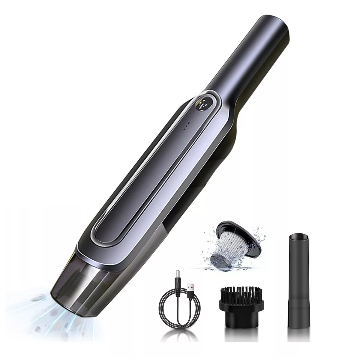 Aspiradora De Mano Portátil Inalámbrica Para Auto Y Hogar