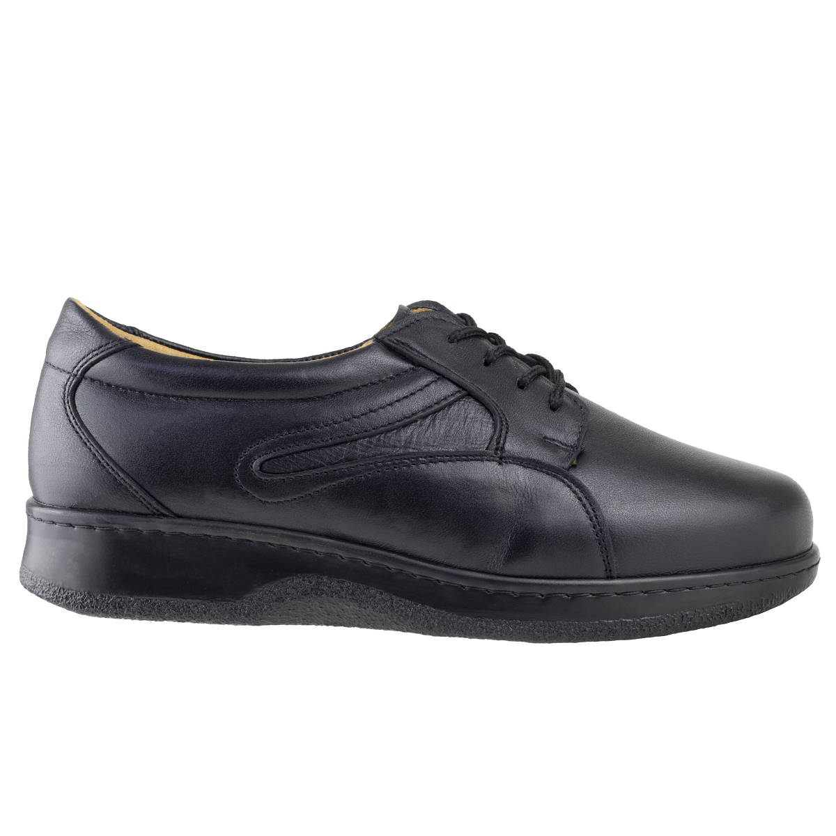 Zapatos Para Pie Diabetico Dama Zapato Negro Derby Para Mujer Pie