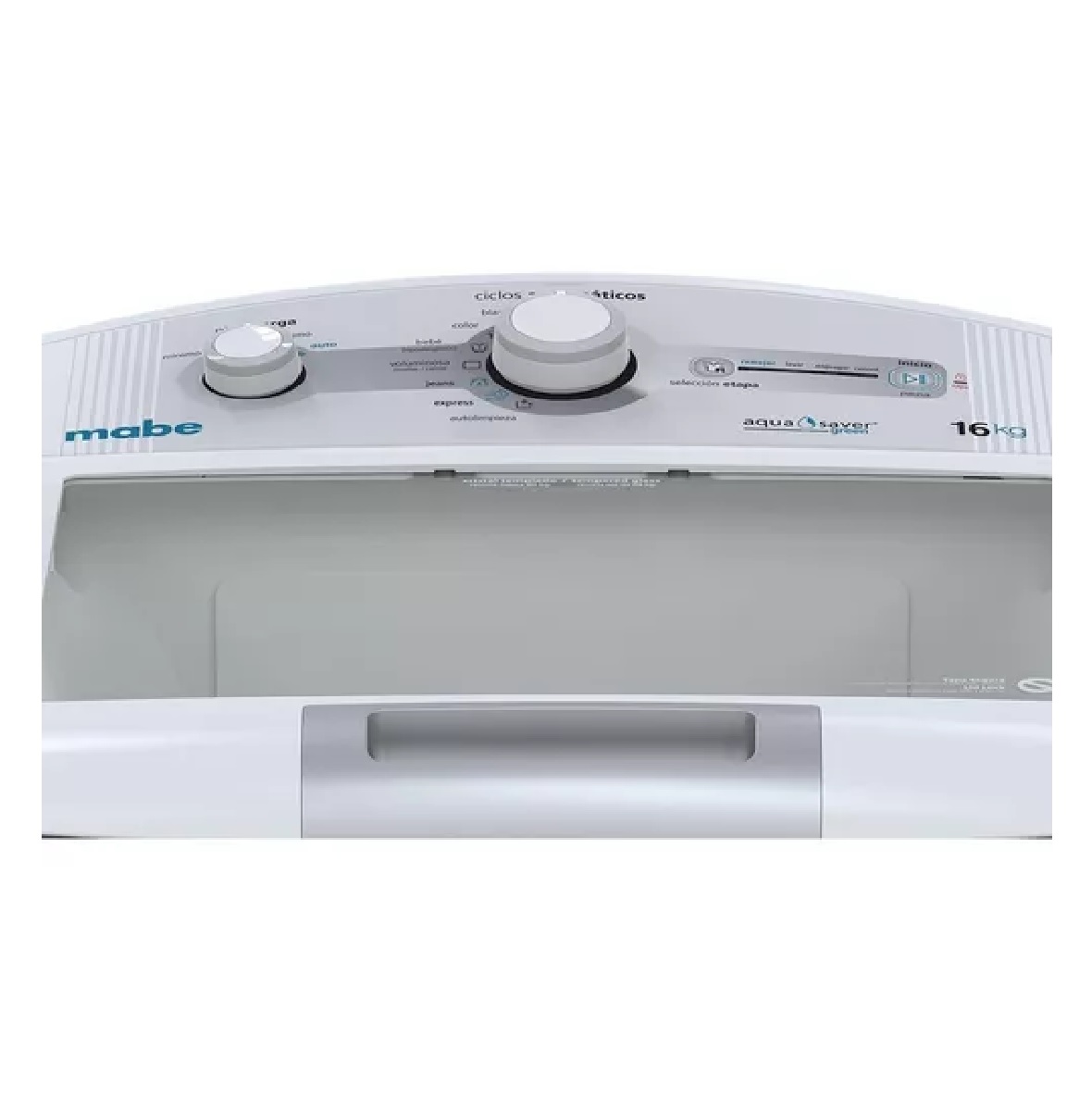 Lavadora Automática Mabe Lma46102v Blanca 16kg 127 v.