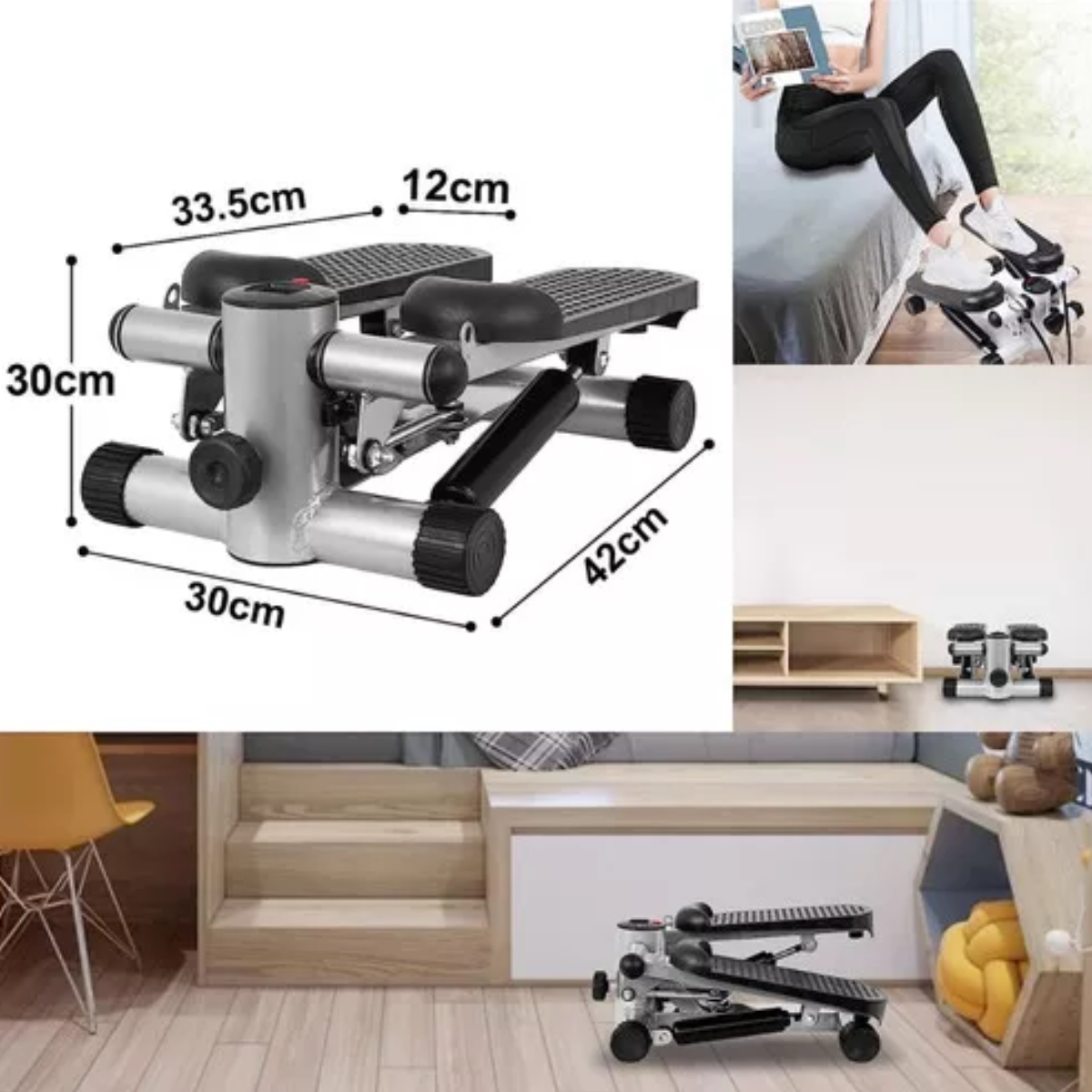 Mini Escaladora Stepper Maquina Ejercicio Fitness