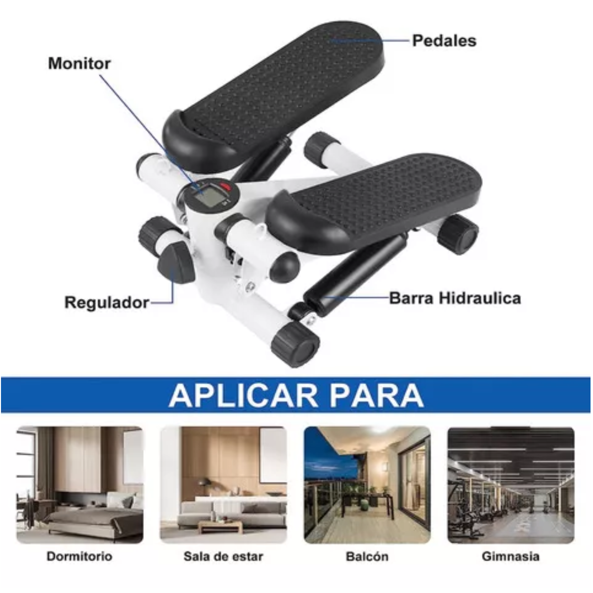 Mini Escaladora Stepper Maquina Ejercicio Fitness
