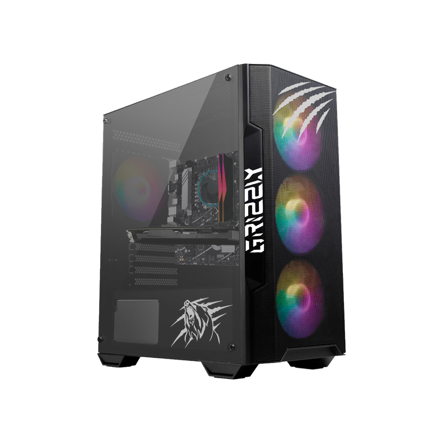 PC Gamer Grizzly Intel Core I5 12400F 4.4 Ghz, Nvidia Rtx 3060 Ram 16 Gb M.2 Nv2 1 Tb Wifi.