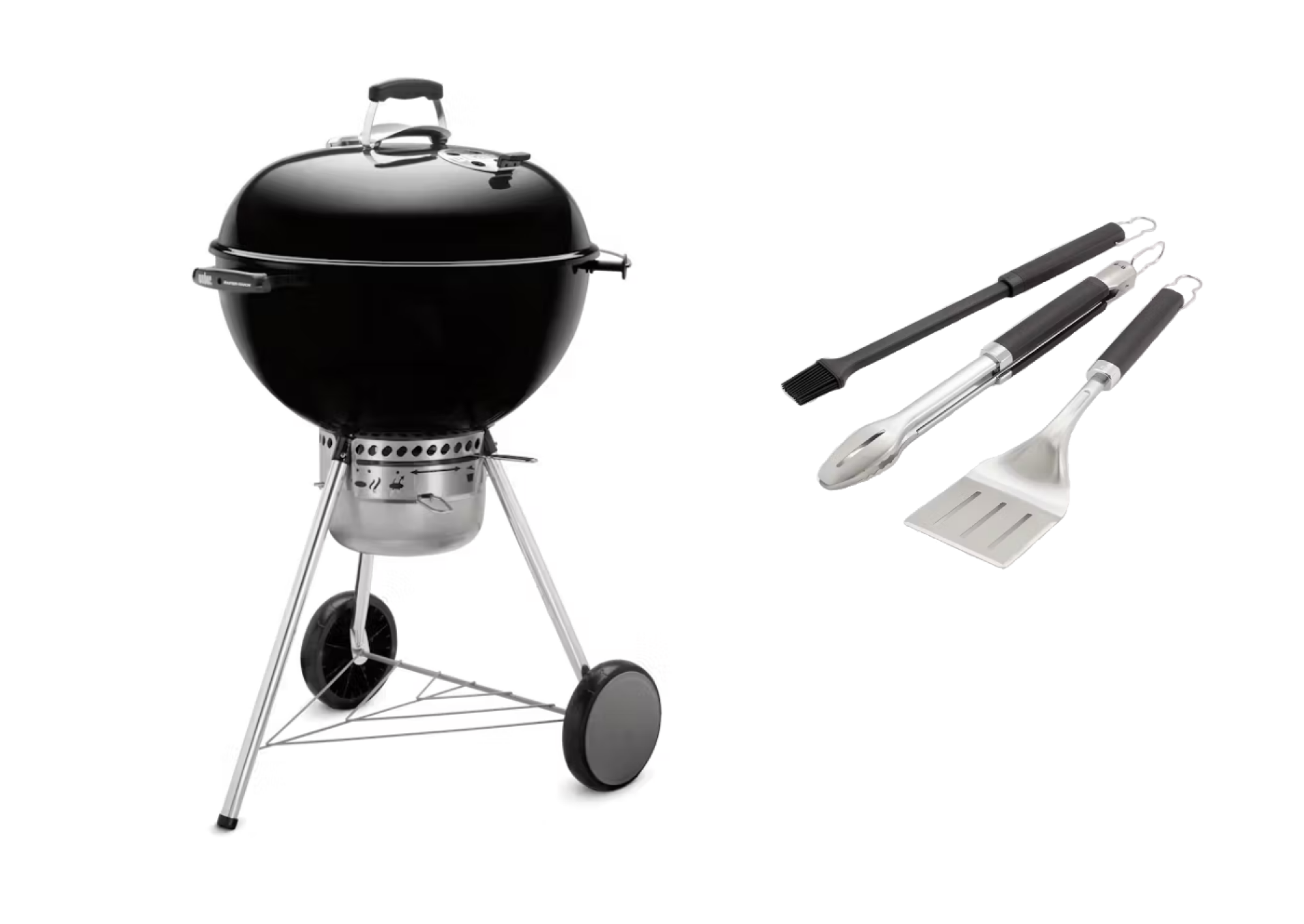 Asador de carbón Master Touch 22" Weber.