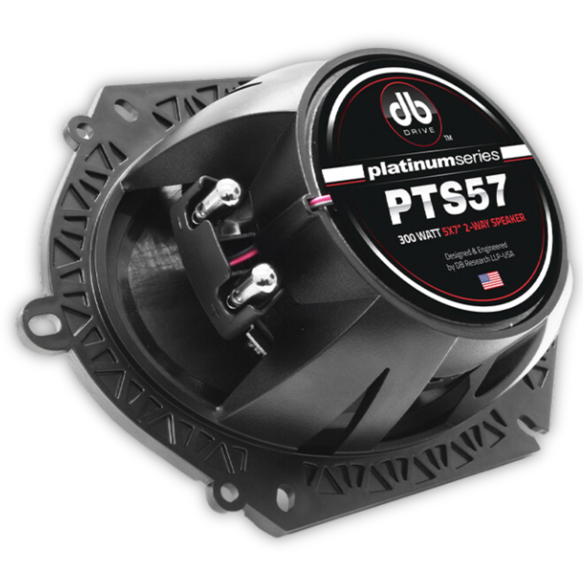 Set De Bocinas Coaxiales DB Drive PTS57 300 Watts 5x7 P ... .