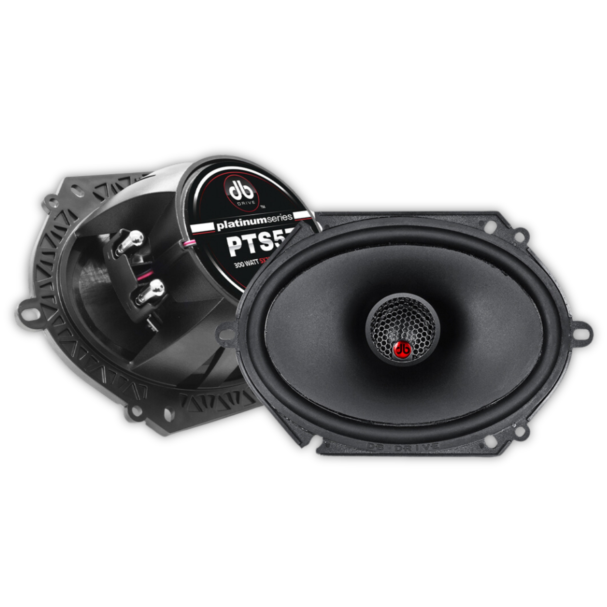 Set De Bocinas Coaxiales DB Drive PTS57 300 Watts 5x7 P ... .