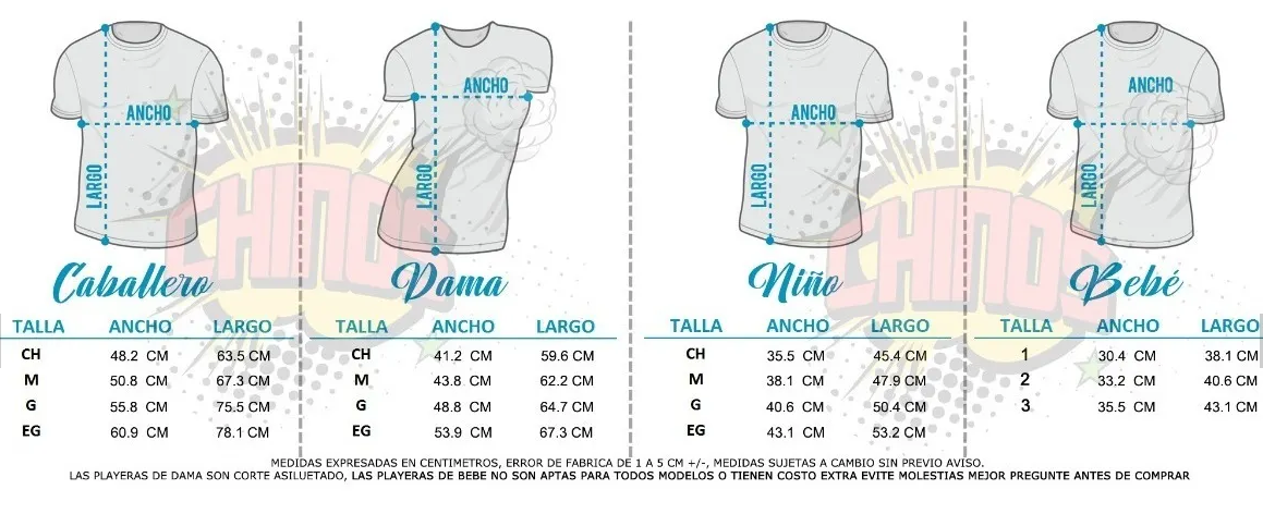 PLAYERA DE CHUKY, PARA DAMA GOOD GUYS, CHICOS BUENOS, PLAYERAS