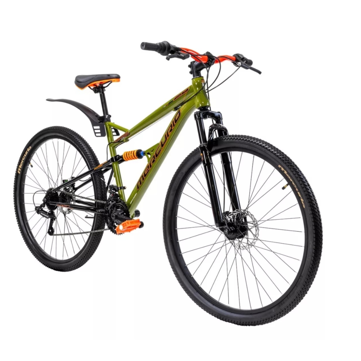 Bicicleta Mercurio DH Kaizer R29 Verde Militar / 21 Vel Cuadro M ENDY14