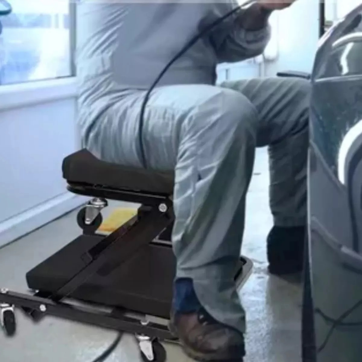 Cama Para Taller Mecanico Plegable 2 En 1 Deslizante 36 PuLG