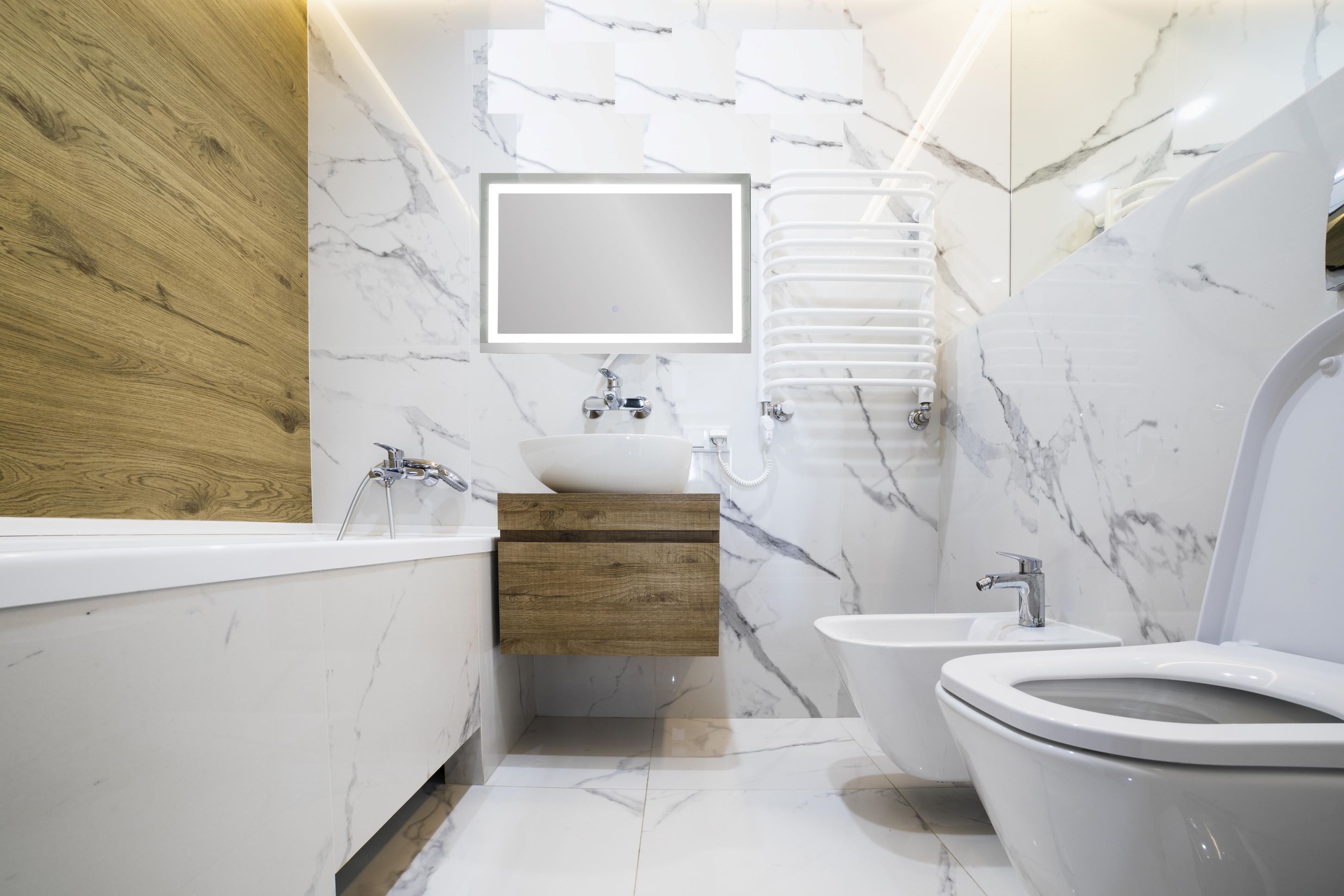 Espejo Rectangular con Led Fer 60 x 90 cms pantalla táctil.