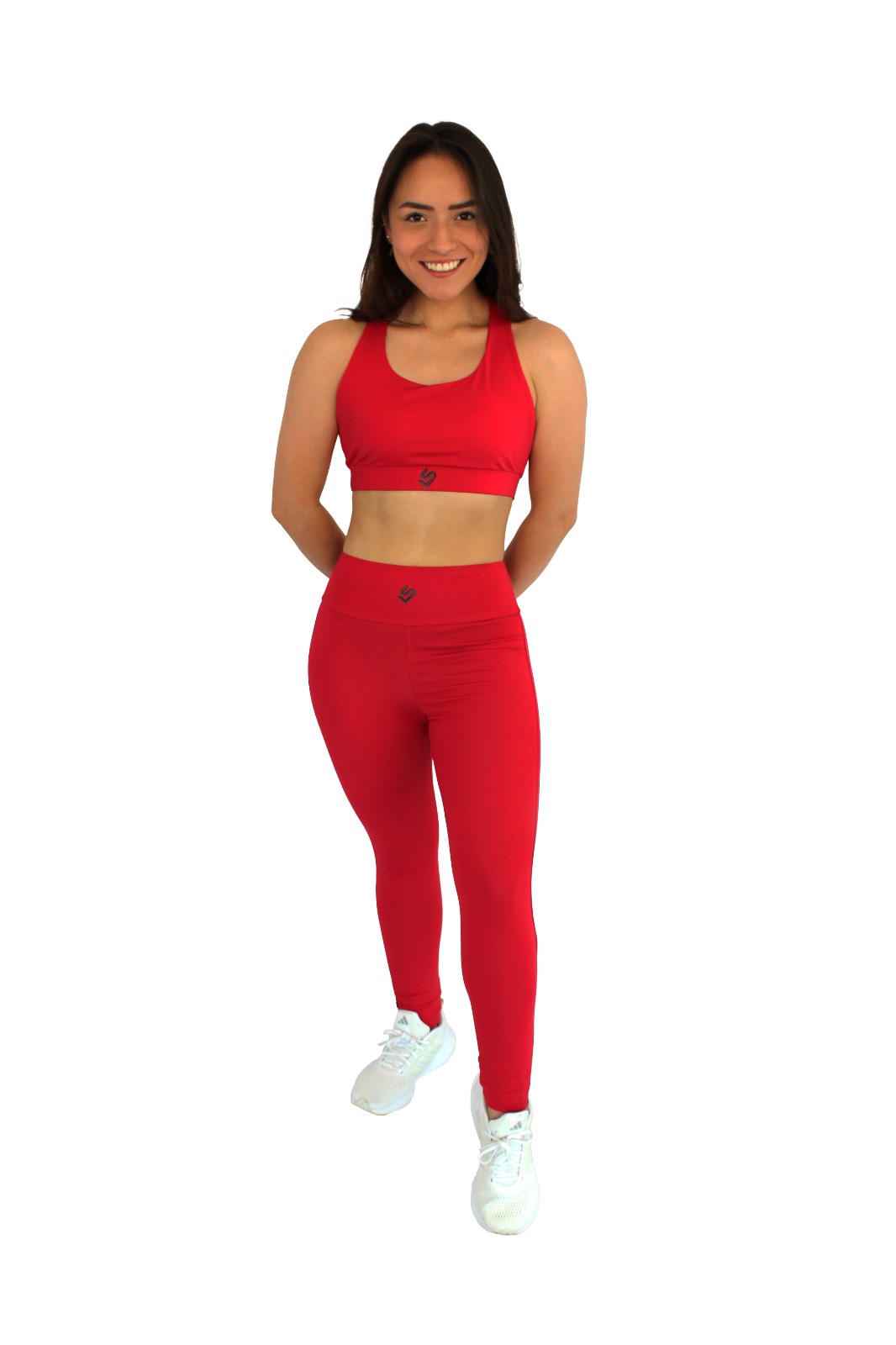 Legging deportivo para dama color rojo.