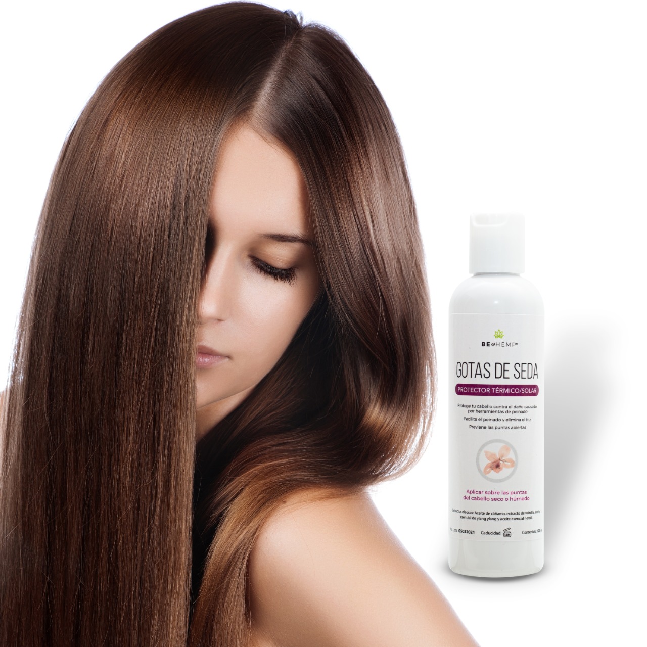 Gotas De Seda Shine Therapy Beohemp Protector Térmico Solar 110 ml Beohemp