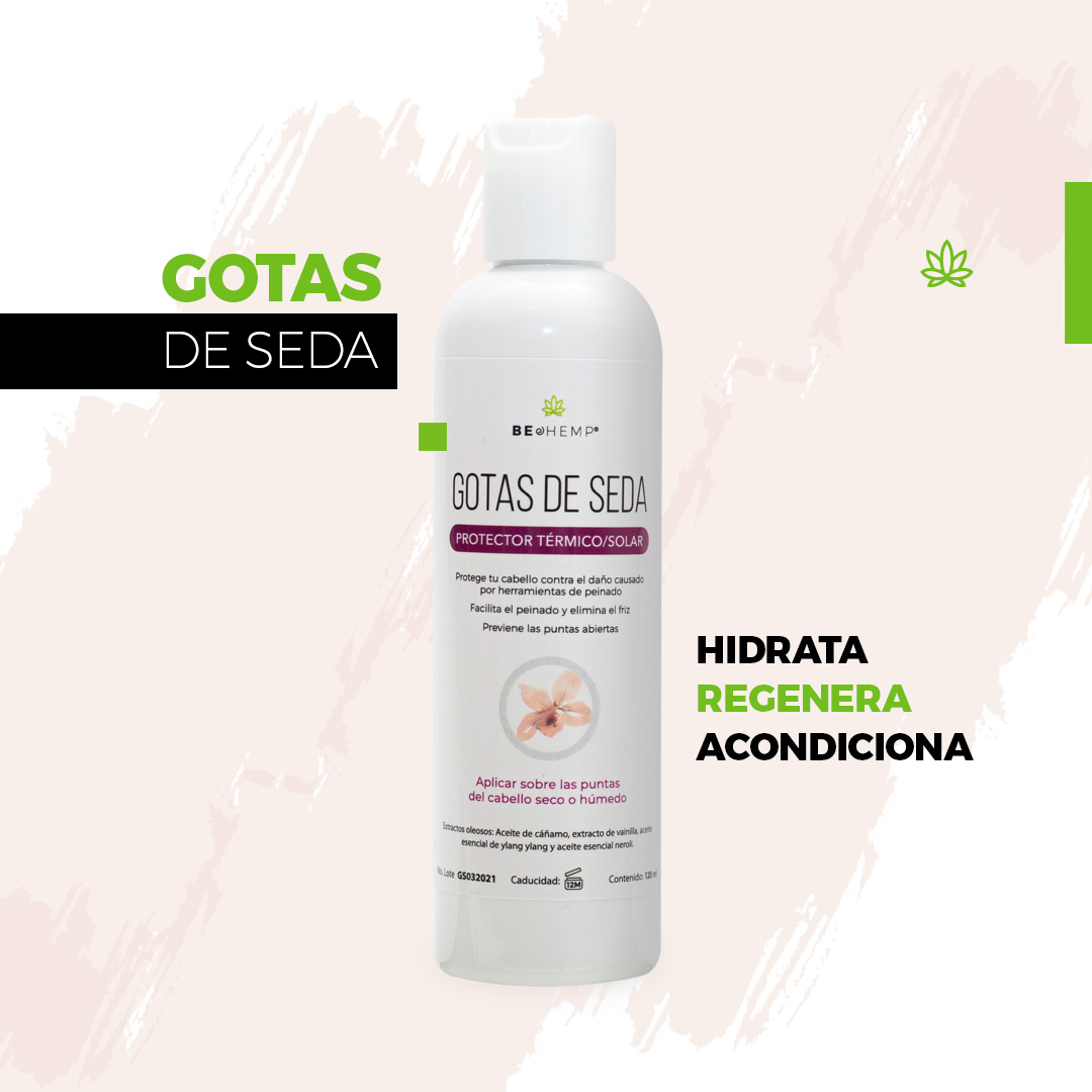 Gotas De Seda Shine Therapy Beohemp Protector Térmico Solar 110 ml Beohemp