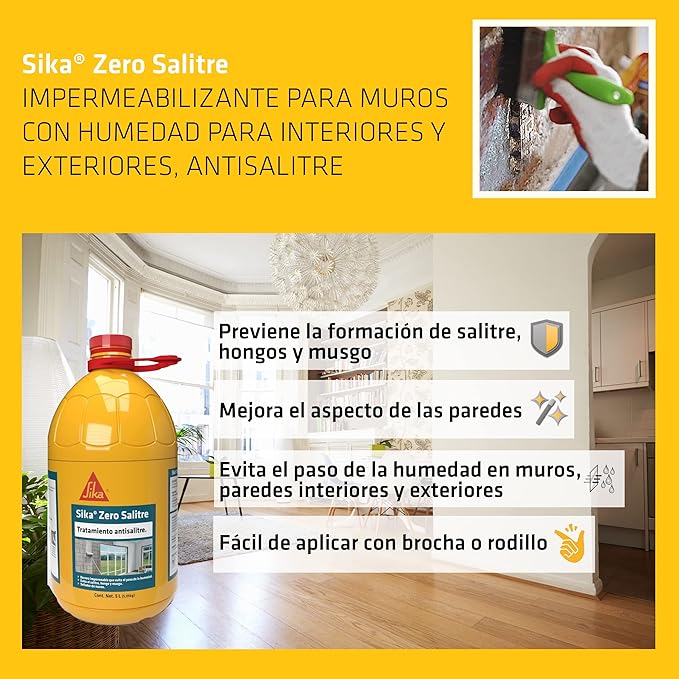 Sika Zero  Salitre Pet 5.05 KG (5 L)  493145    .