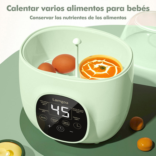 Calentador Esterilizador Biberones Control Táctil Para Bebé.
