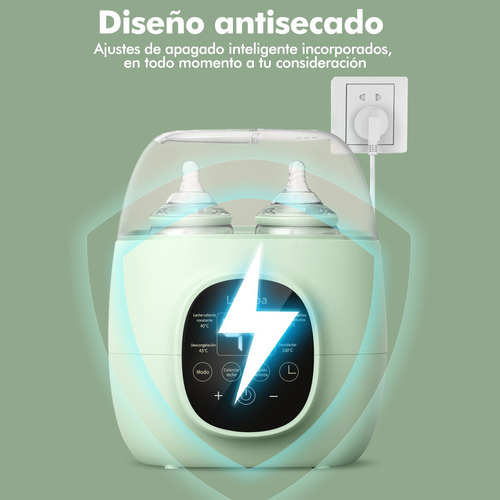 Calentador Esterilizador Biberones Control Táctil Para Bebé.
