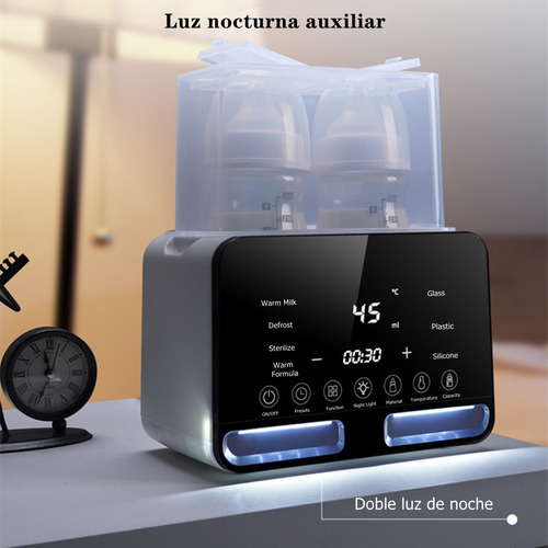 Calentador Y Esterilizador De Biberones Con Control Táctil.
