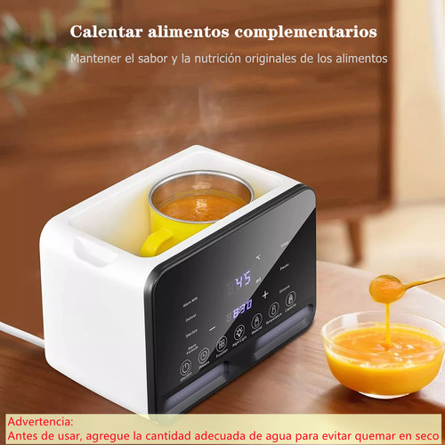Calentador Y Esterilizador De Biberones Con Control Táctil.