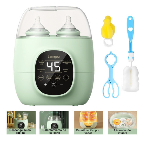 Calentador Esterilizador Biberones Control Táctil Para Bebé.