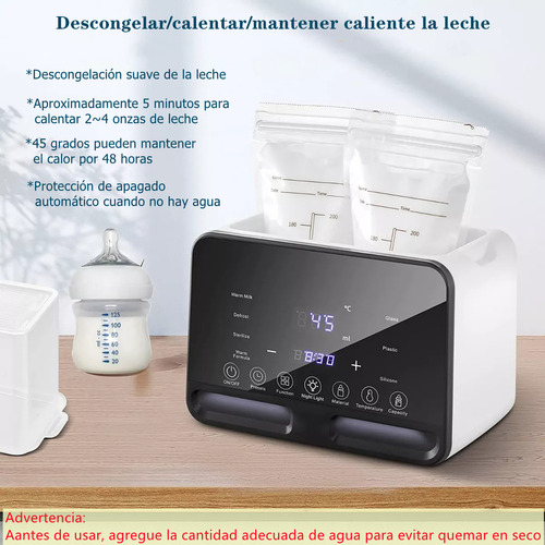 Calentador Y Esterilizador De Biberones Con Control Táctil.