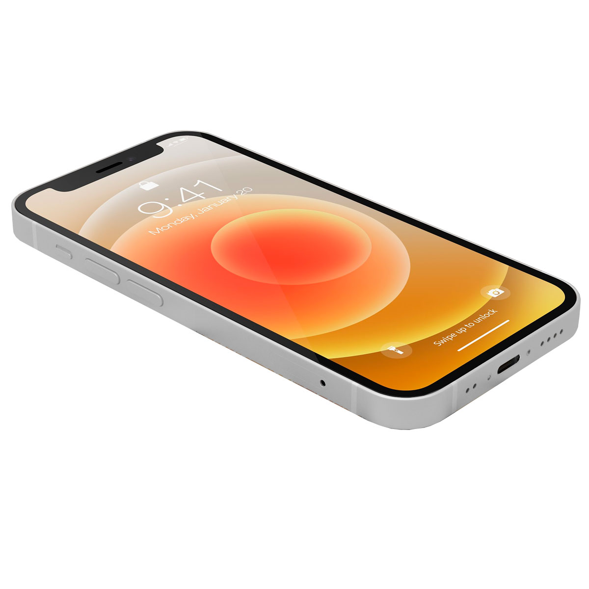 Apple iPhone 12 128 GB Blanco Reacondicionado Tipo A .