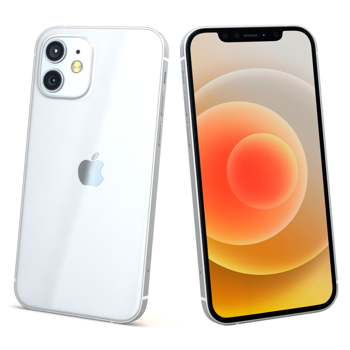 Apple iPhone 12 128 GB Blanco Reacondicionado Tipo A .